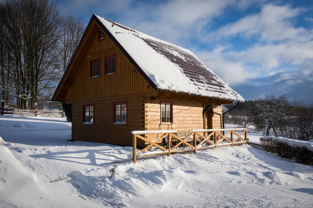 Roubenka Haj Villa Jindrichovice Bagian luar foto