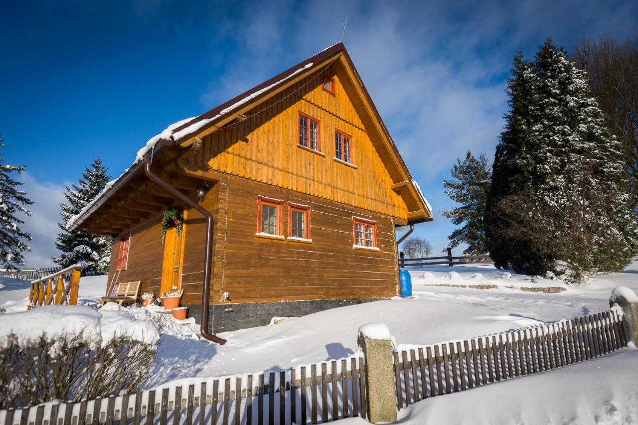 Roubenka Haj Villa Jindrichovice Bagian luar foto