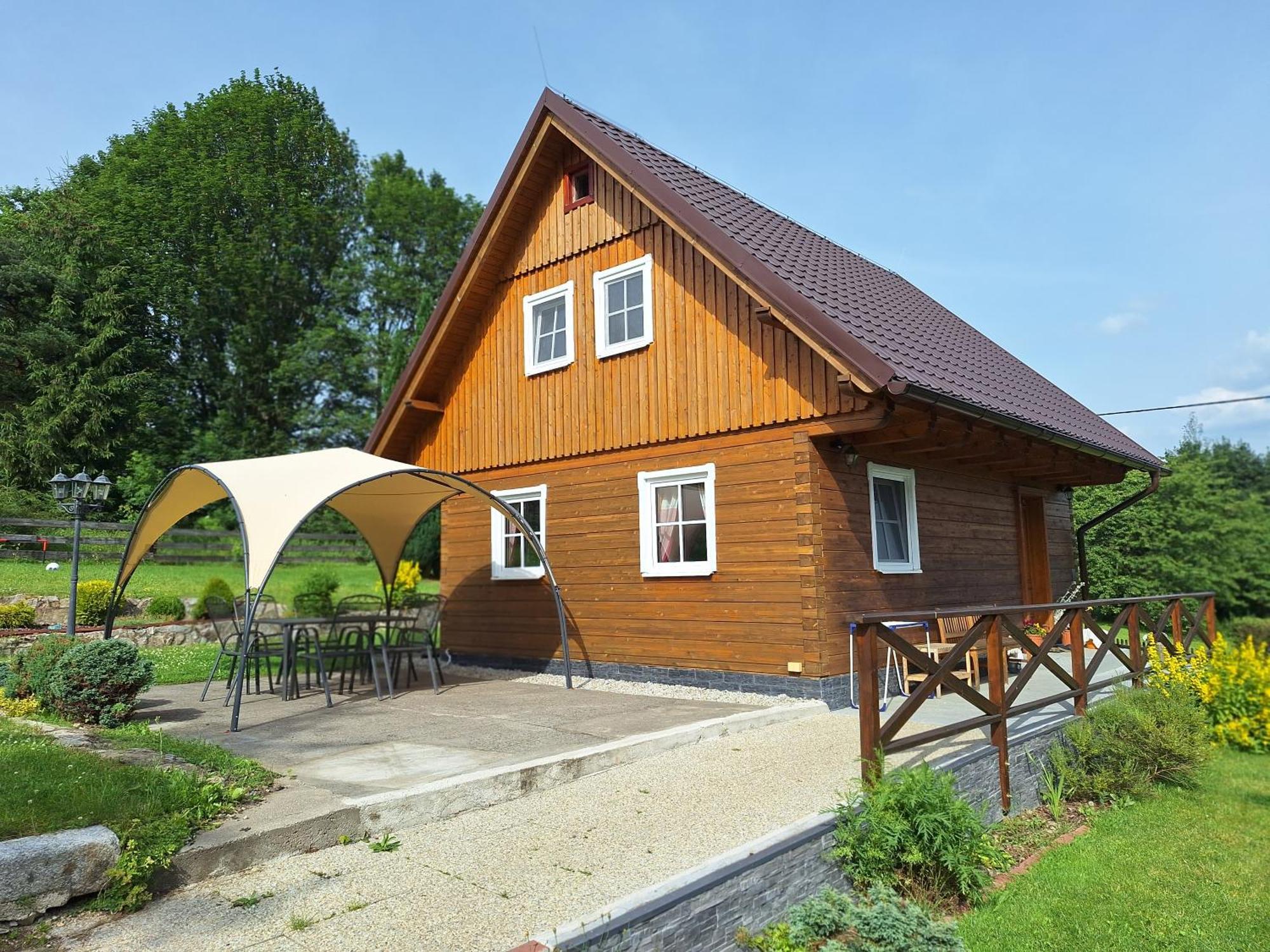 Roubenka Haj Villa Jindrichovice Bagian luar foto
