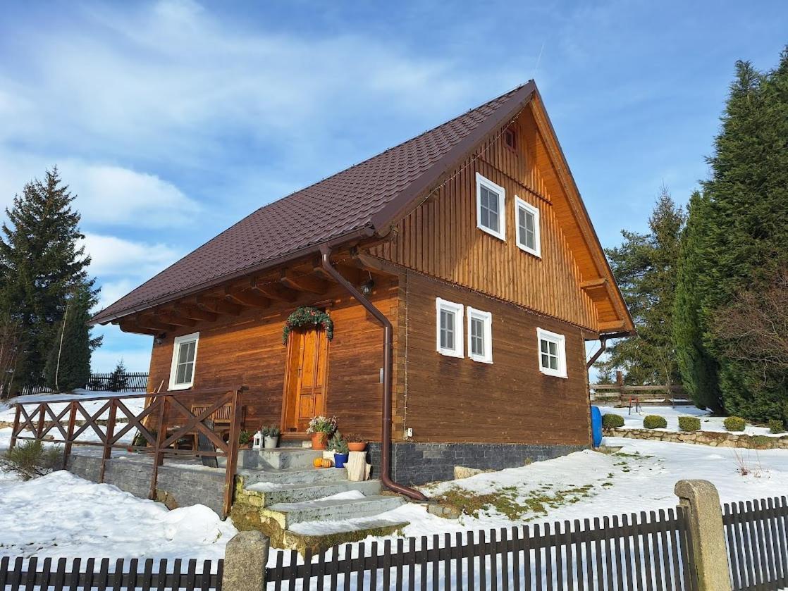 Roubenka Haj Villa Jindrichovice Bagian luar foto